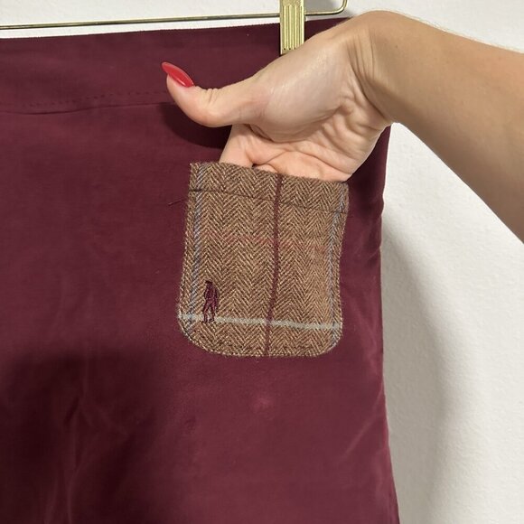 Jack‎ Murphy Maroon Blazer Skirt Set Womens Size 8 Made In Ireland School Girl - Picture 13 of 16